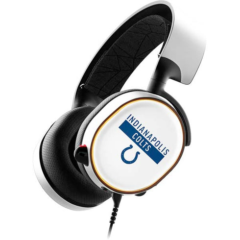 NFL Indianapolis Colts White Performance Series SteelSeries Arctis 5 Skin