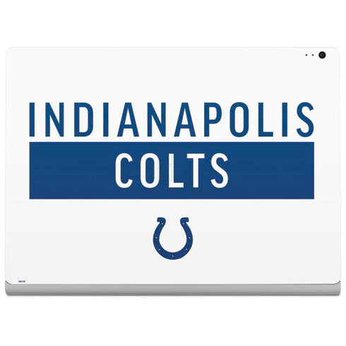 NFL Indianapolis Colts White Performance Series Surface Book 2 13.5in Skin