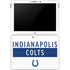 NFL Indianapolis Colts White Performance Series Surface Go Skin