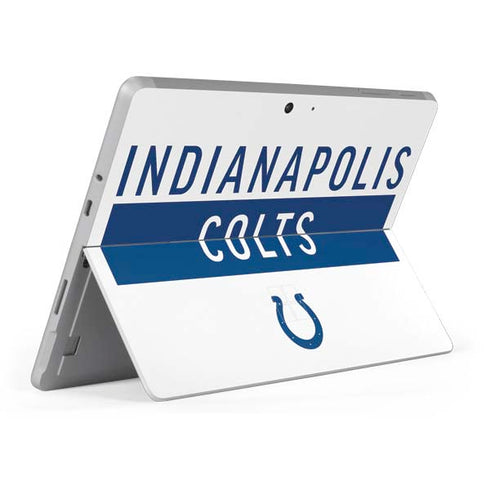 NFL Indianapolis Colts White Performance Series Surface Go Skin