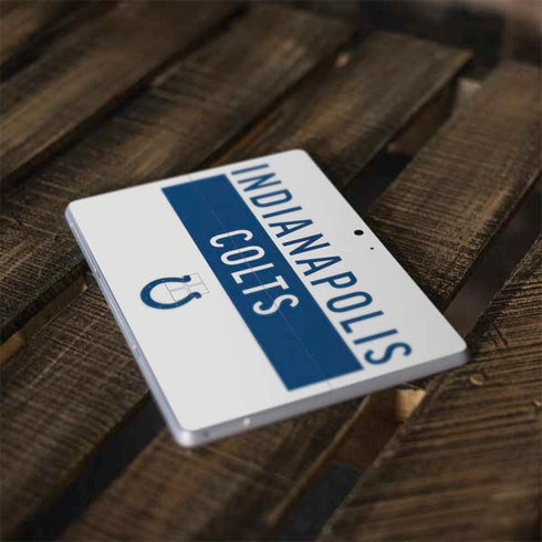 NFL Indianapolis Colts White Performance Series Surface Go Skin