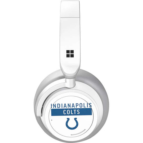 NFL Indianapolis Colts White Performance Series Surface Headphones Skin