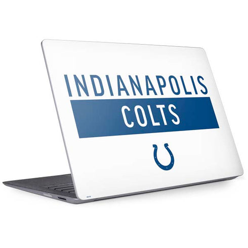 NFL Indianapolis Colts White Performance Series Surface Laptop 2 Skin