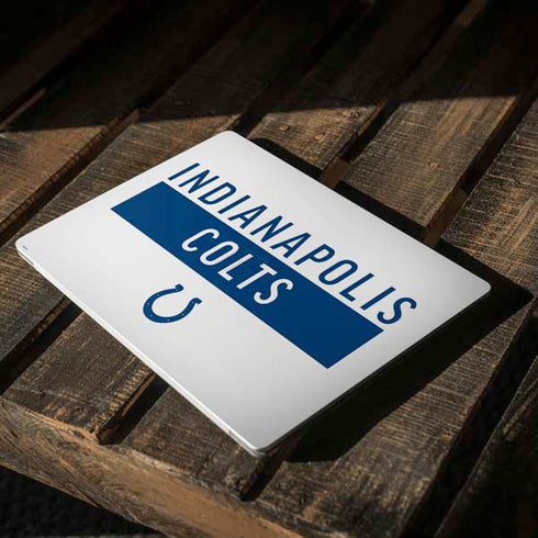 NFL Indianapolis Colts White Performance Series Surface Laptop 2 Skin