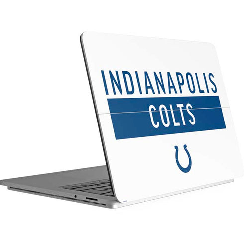 NFL Indianapolis Colts White Performance Series Surface Laptop Studio Skin