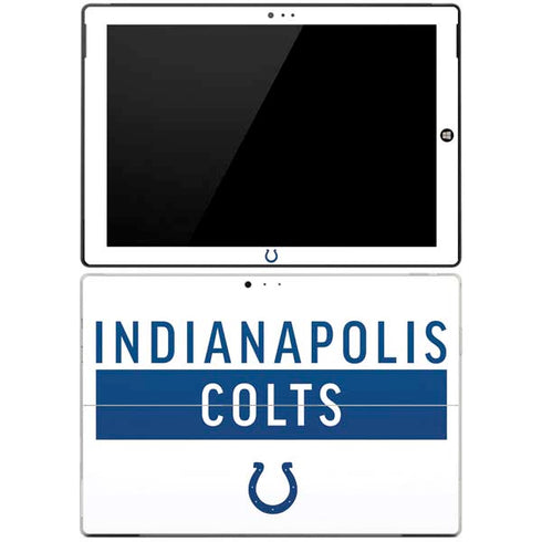 NFL Indianapolis Colts White Performance Series Surface Pro 3 Skin