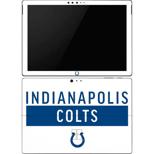 NFL Indianapolis Colts White Performance Series Surface Pro 6 Skin