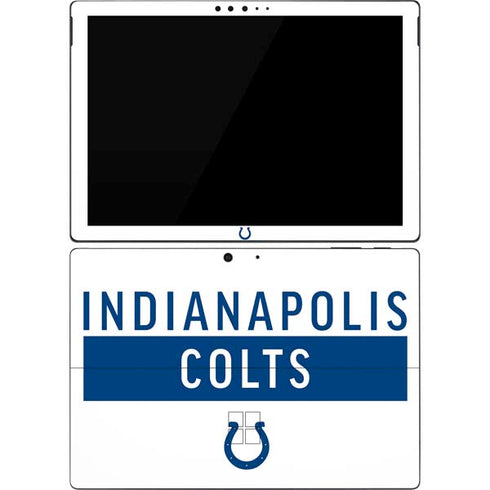 NFL Indianapolis Colts White Performance Series Surface Pro 7 Skin