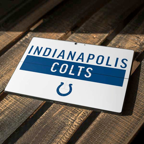 NFL Indianapolis Colts White Performance Series Surface Pro 7 Skin