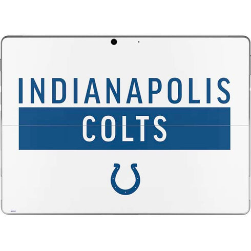 NFL Indianapolis Colts White Performance Series Surface Pro 8 Skin