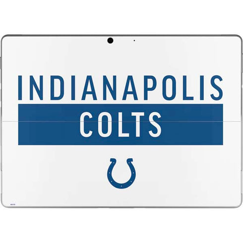 NFL Indianapolis Colts White Performance Series Surface Pro 9 Skin