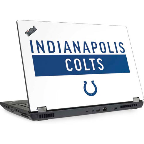 NFL Indianapolis Colts White Performance Series Lenovo ThinkPad Skin