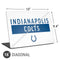 NFL Indianapolis Colts White Performance Series Universal Laptop 16in (13 x 9.4in) Skin