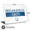 NFL Indianapolis Colts White Performance Series Universal Laptop 18in (14.6 x 10.6in) Skin