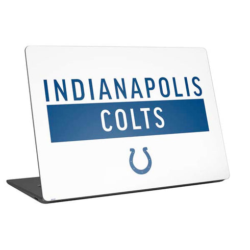 NFL Indianapolis Colts White Performance Series Universal Laptop 18in (14.6 x 10.6in) Skin
