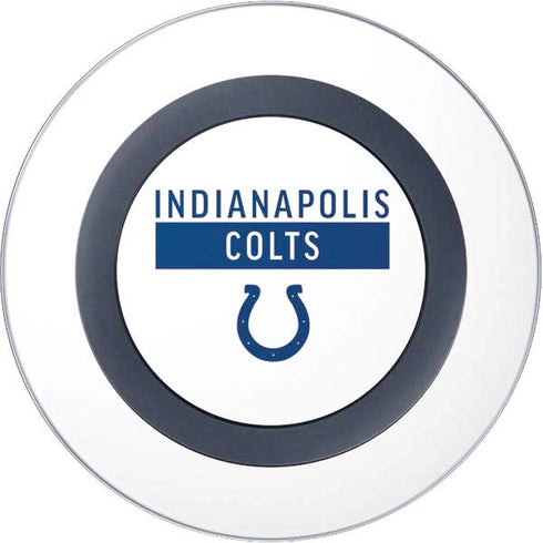 NFL Indianapolis Colts White Performance Series Wireless Charger Skin