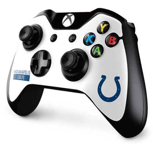 NFL Indianapolis Colts White Performance Series Xbox One Controller Skin