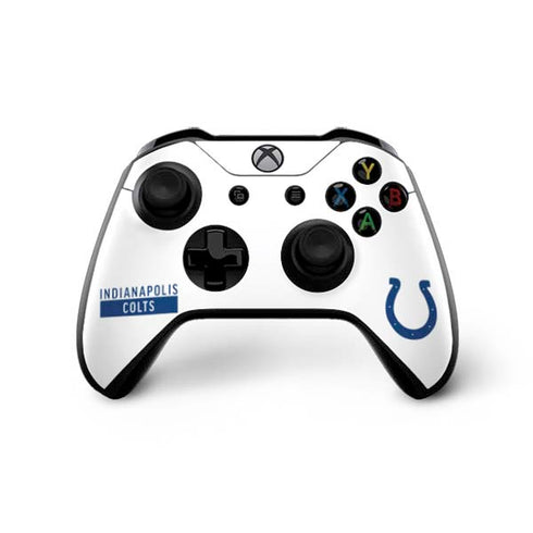 NFL Indianapolis Colts White Performance Series Xbox One X Bundle Skin