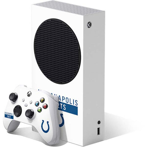 NFL Indianapolis Colts White Performance Series Xbox Series S Bundle Skin