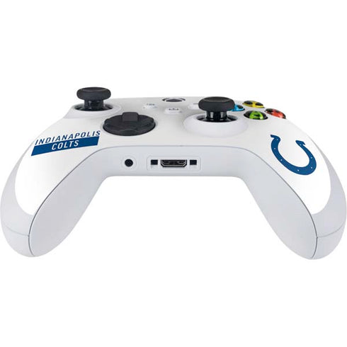 NFL Indianapolis Colts White Performance Series Xbox Series S Controller Skin