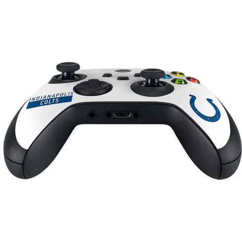 NFL Indianapolis Colts White Performance Series Xbox Series X Controller Skin