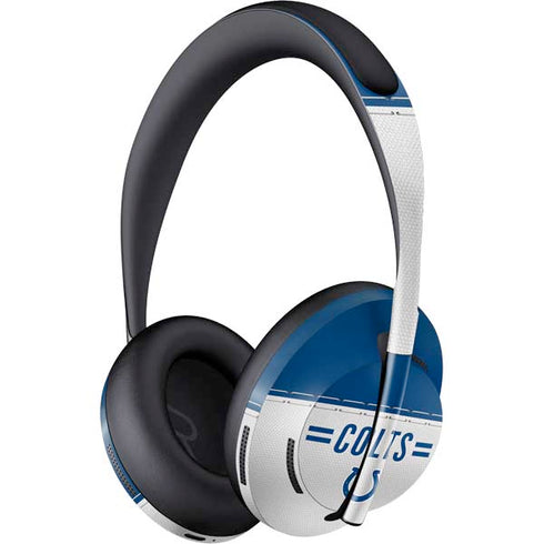 NFL Indianapolis Colts White Striped Bose Noise Cancelling Headphones 700 Skin