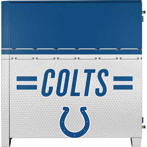 NFL Indianapolis Colts White Striped Corsair 4000D Tempered Glass Mid-Tower ATX Case Skin