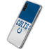 NFL Indianapolis Colts White Striped Galaxy A10e Clear Case