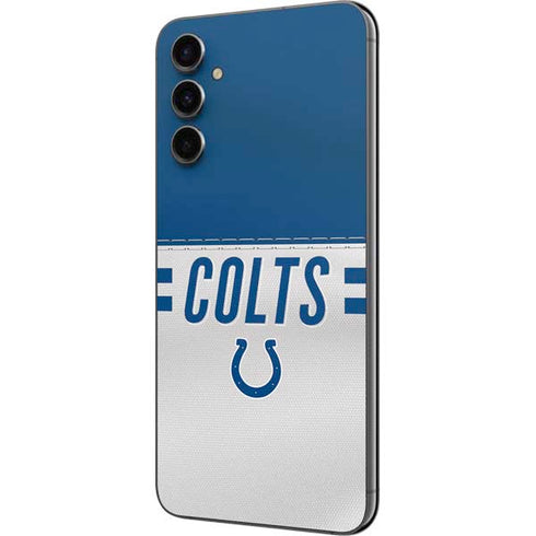 NFL Indianapolis Colts White Striped Galaxy A14 5G Skin