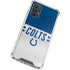 NFL Indianapolis Colts White Striped Galaxy A32 5G Clear Case