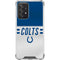 NFL Indianapolis Colts White Striped Galaxy A52 5G Clear Case