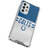 NFL Indianapolis Colts White Striped Galaxy A53 5G Clear Case