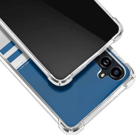 NFL Indianapolis Colts White Striped Galaxy A54 5G Clear Case