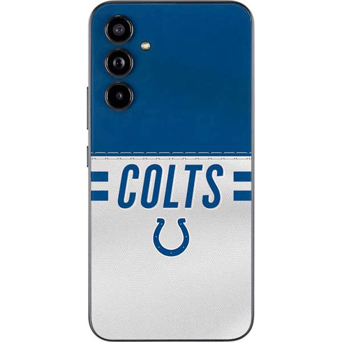 NFL Indianapolis Colts White Striped Galaxy A54 5G Skin