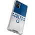 NFL Indianapolis Colts White Striped Galaxy A71 5G Clear Case