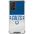 NFL Indianapolis Colts White Striped Galaxy A72 5G Clear Case