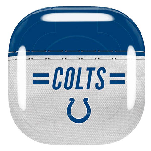 NFL Indianapolis Colts White Striped Galaxy Buds Pro Skin