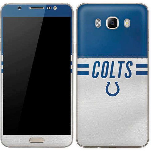 NFL Indianapolis Colts White Striped Galaxy J7 Skin
