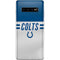 NFL Indianapolis Colts White Striped Galaxy S10 Plus Skin