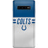 NFL Indianapolis Colts White Striped Galaxy S10 Plus Skin