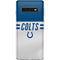 NFL Indianapolis Colts White Striped Galaxy S10 Skin