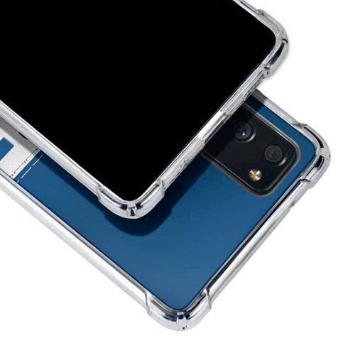 NFL Indianapolis Colts White Striped Galaxy S20 FE Clear Case