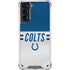 NFL Indianapolis Colts White Striped Galaxy S21 5G Clear Case