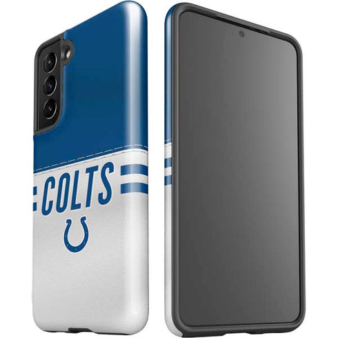 NFL Indianapolis Colts White Striped Galaxy S21 5G Pro Case