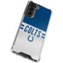 NFL Indianapolis Colts White Striped Galaxy S21 FE Clear Case