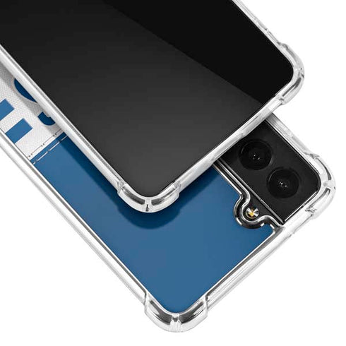 NFL Indianapolis Colts White Striped Galaxy S21 Plus 5G Clear Case