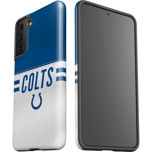 NFL Indianapolis Colts White Striped Galaxy S21 Plus 5G Pro Case