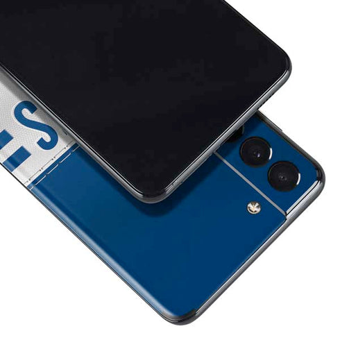NFL Indianapolis Colts White Striped Galaxy S21 Plus 5G Skin