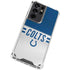 NFL Indianapolis Colts White Striped Galaxy S21 Ultra 5G Clear Case