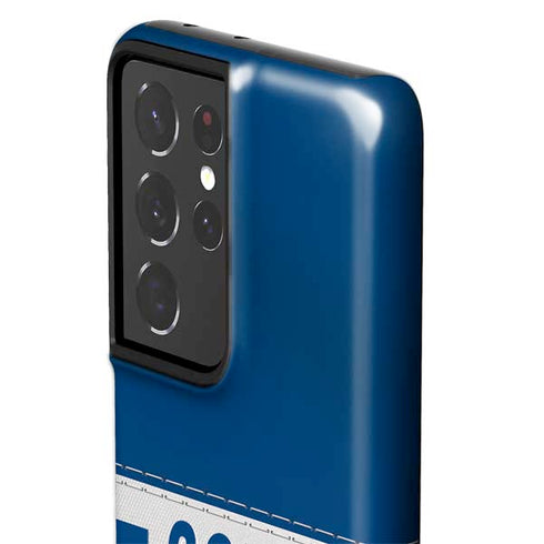NFL Indianapolis Colts White Striped Galaxy S21 Ultra 5G Pro Case